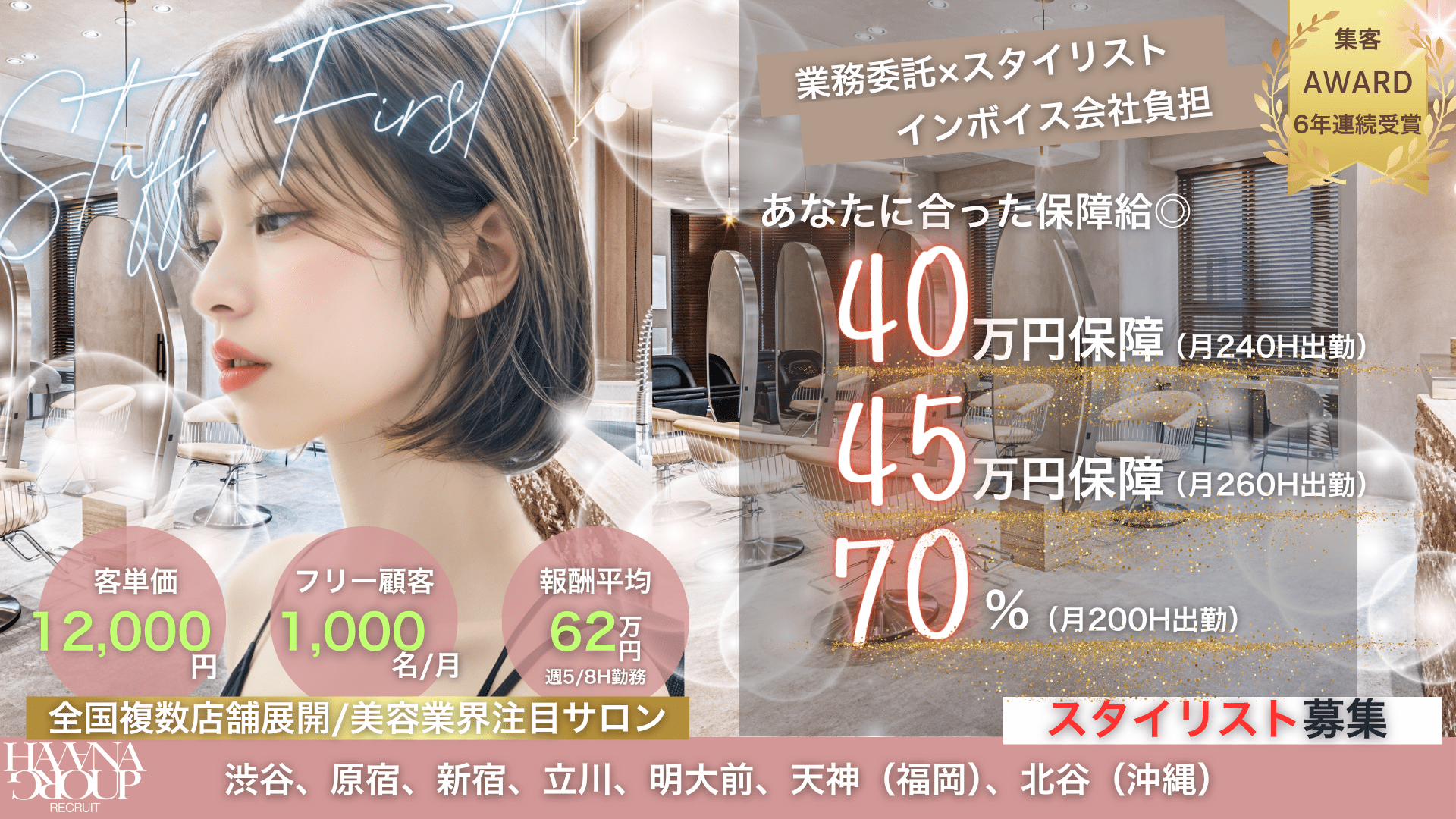 入社祝い金あり◎/入客保証◎